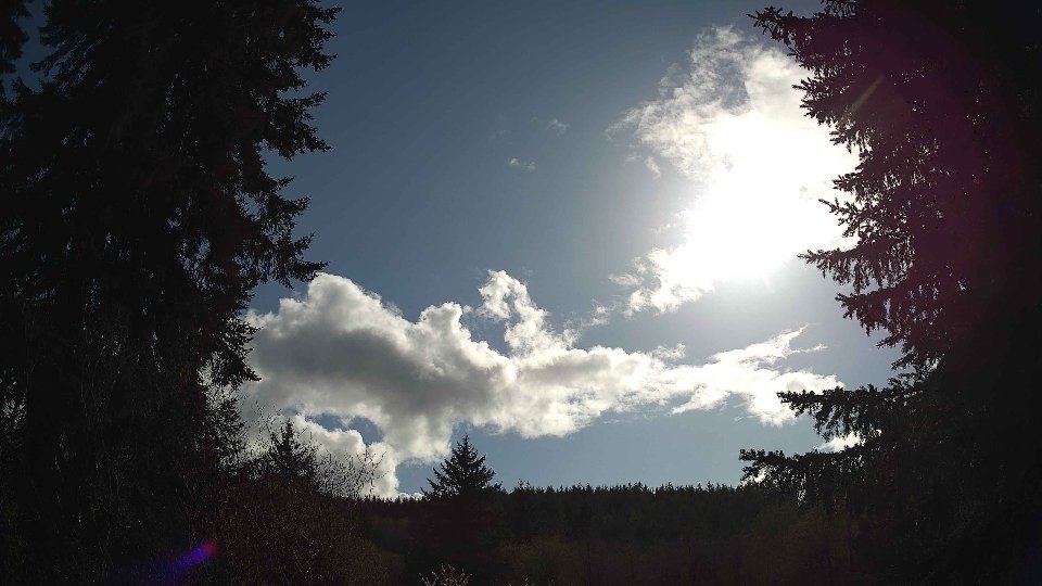 Pacific Northwest skyline timelapse frame from Apr 16th, 2026 at 4:45 PM