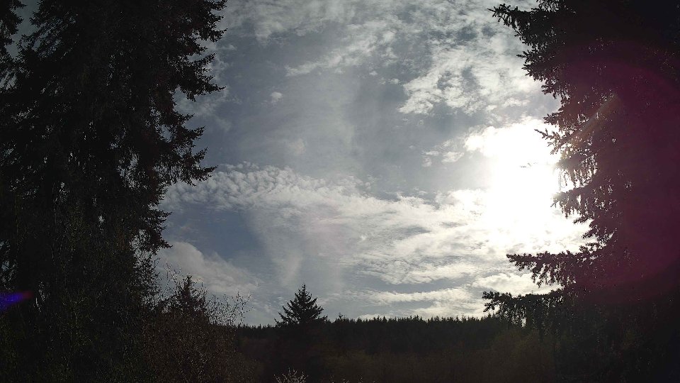 Pacific Northwest skyline timelapse frame from Apr 17th, 2026 at 5:15 PM
