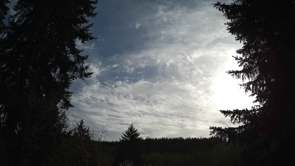 Pacific Northwest skyline timelapse frame from Apr 17th, 2026 at 5:30 PM