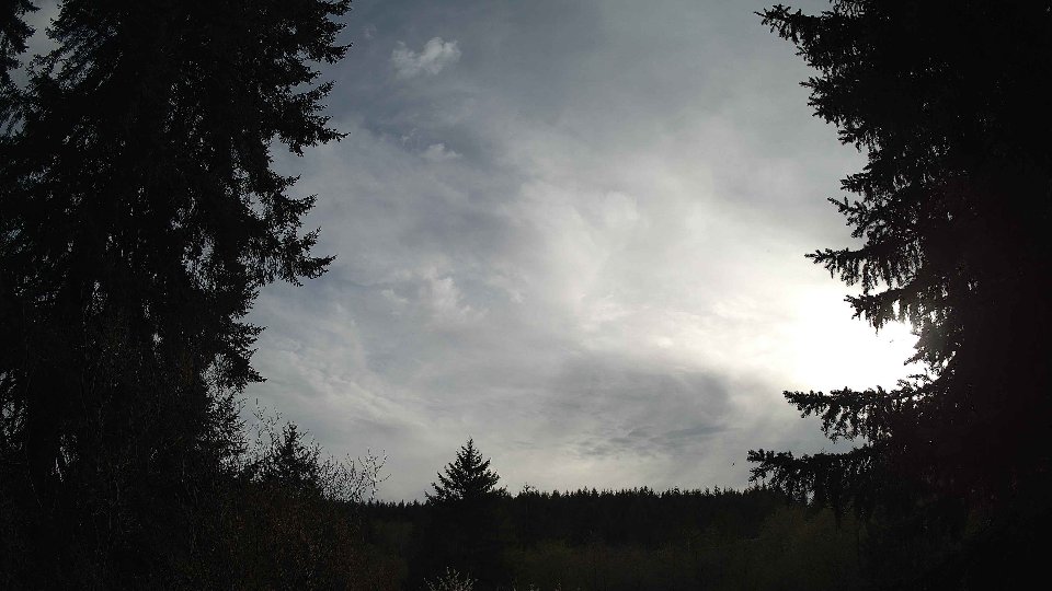 Pacific Northwest skyline timelapse frame from Apr 17th, 2026 at 5:45 PM