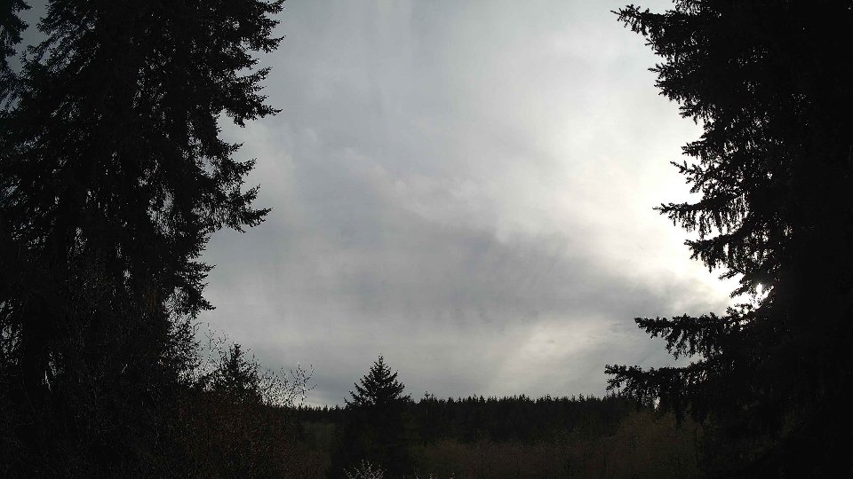 Pacific Northwest skyline timelapse frame from Apr 17th, 2026 at 6:00 PM