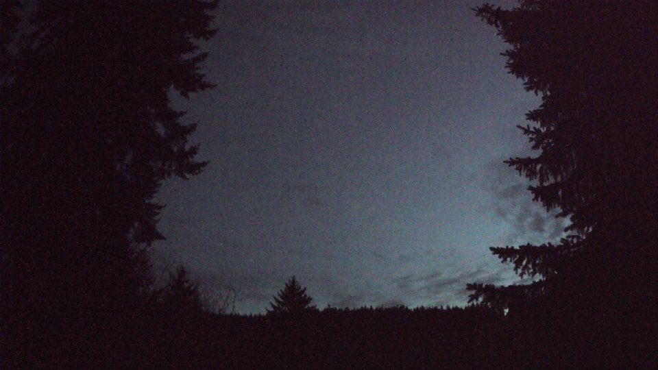 Pacific Northwest skyline timelapse frame from Apr 17th, 2026 at 8:45 PM