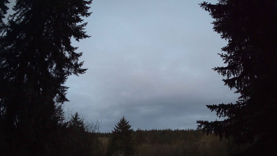 Pacific Northwest skyline timelapse frame from Apr 18th, 2026 at 6:00 AM