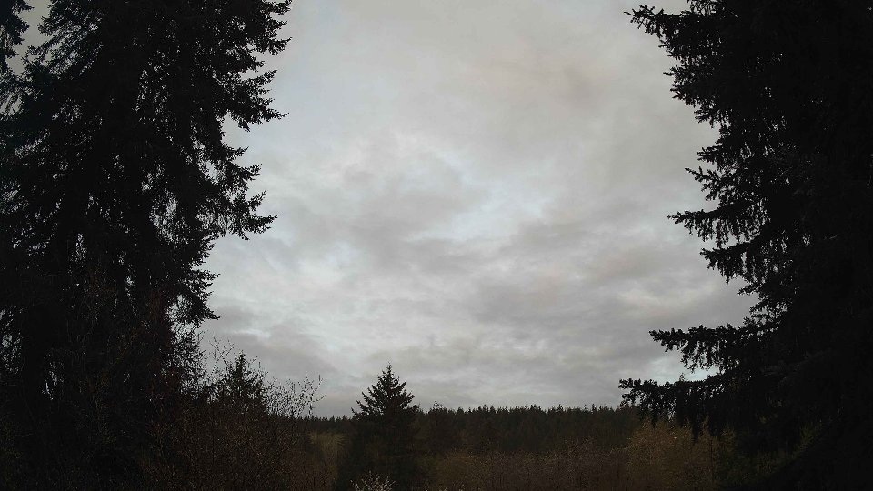 Pacific Northwest skyline timelapse frame from Apr 18th, 2026 at 6:30 AM