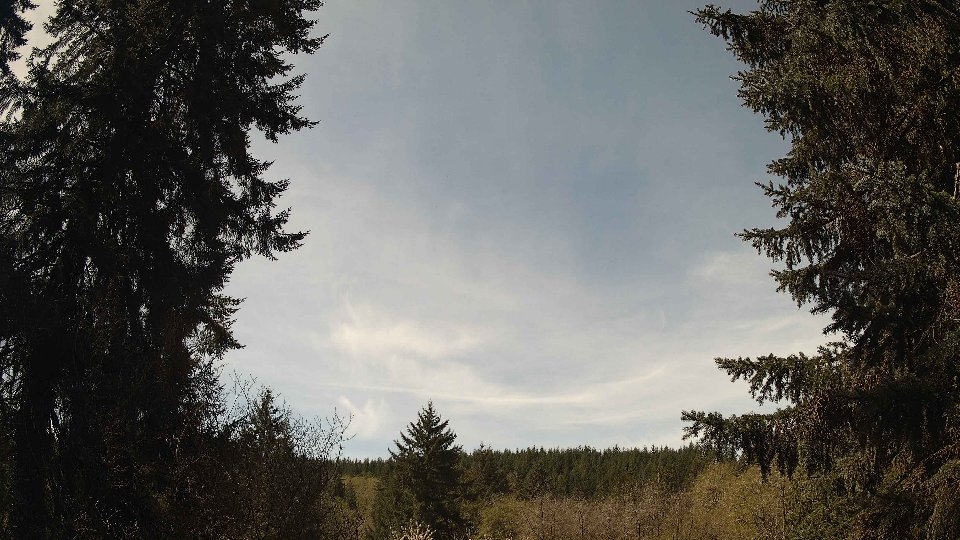 Pacific Northwest skyline timelapse frame from Apr 18th, 2026 at 12:00 PM