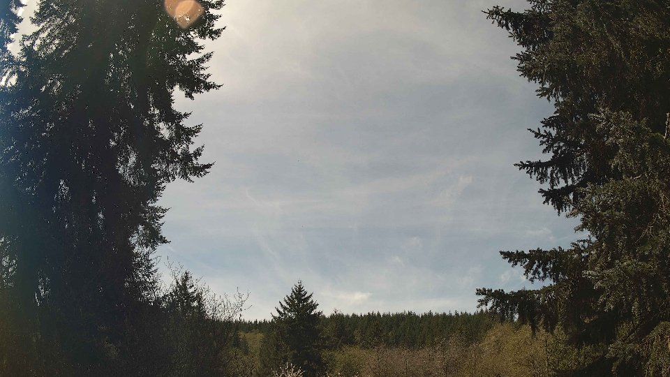 Pacific Northwest skyline timelapse frame from Apr 18th, 2026 at 12:30 PM