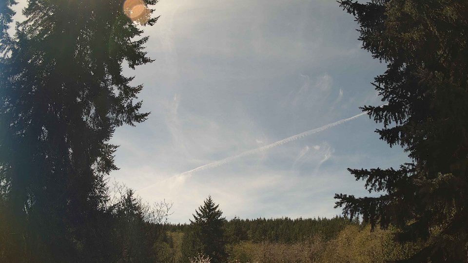 Pacific Northwest skyline timelapse frame from Apr 18th, 2026 at 12:45 PM