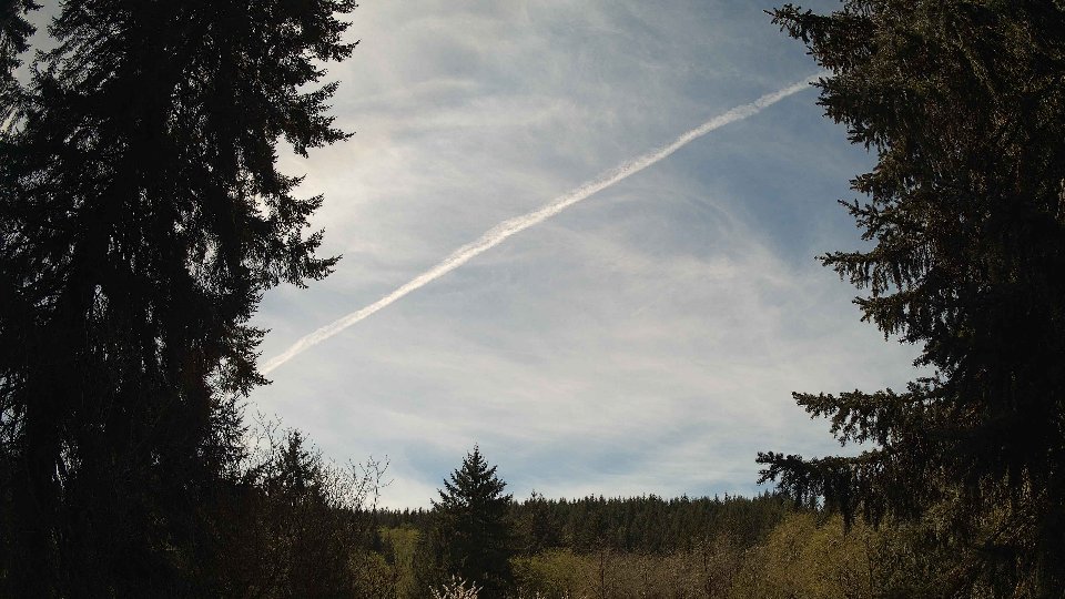 Pacific Northwest skyline timelapse frame from Apr 18th, 2026 at 1:30 PM