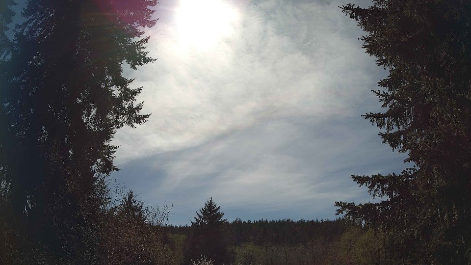 Pacific Northwest skyline timelapse frame from Apr 18th, 2026 at 2:45 PM