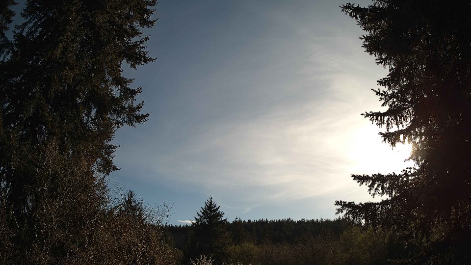 Pacific Northwest skyline timelapse frame from Apr 18th, 2026 at 5:45 PM