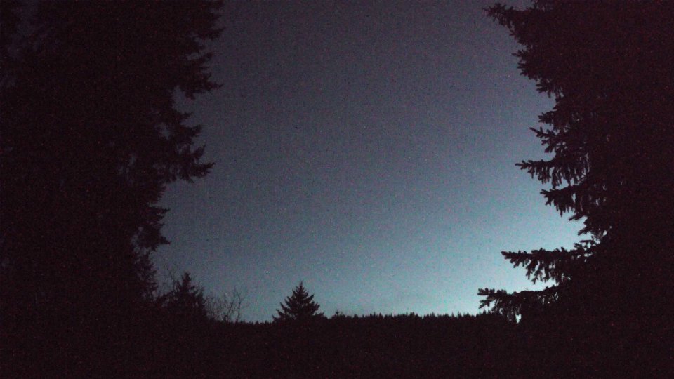 Pacific Northwest skyline timelapse frame from Apr 18th, 2026 at 8:45 PM