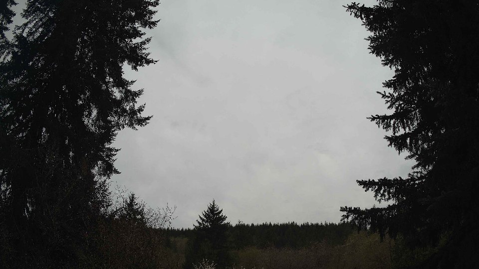 Pacific Northwest skyline timelapse frame from Apr 19th, 2026 at 7:45 AM