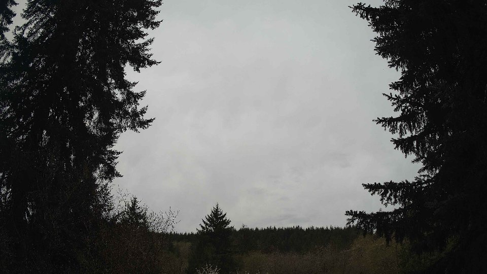 Pacific Northwest skyline timelapse frame from Apr 19th, 2026 at 8:15 AM