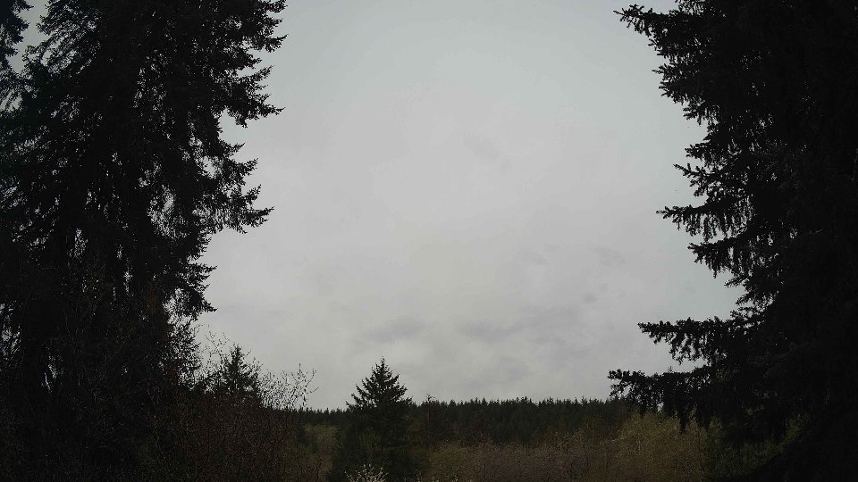 Pacific Northwest skyline timelapse frame from Apr 19th, 2026 at 8:30 AM
