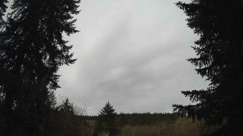 Pacific Northwest skyline timelapse frame from Apr 19th, 2026 at 9:15 AM