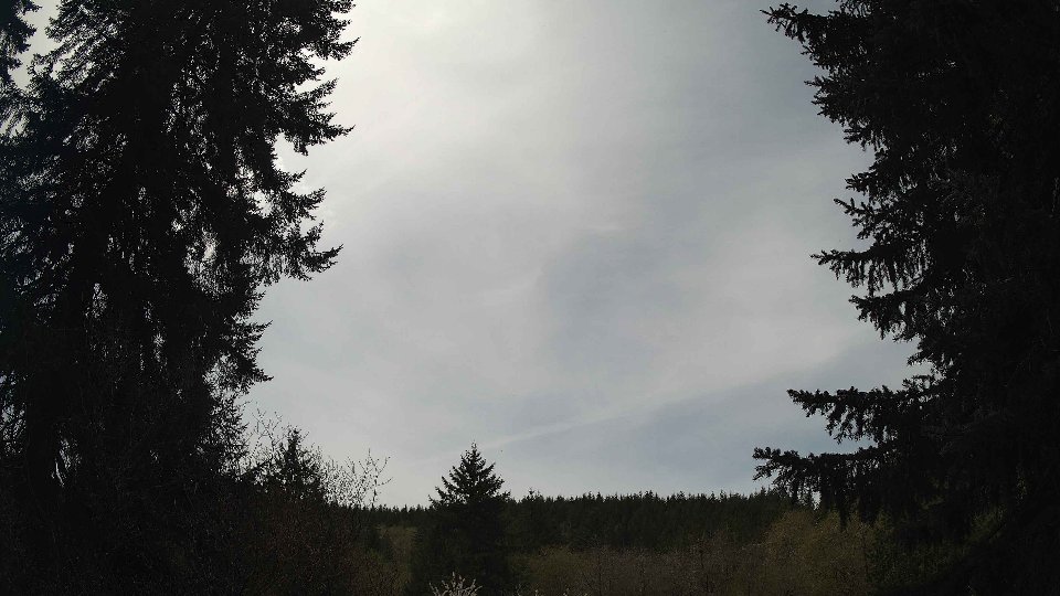 Pacific Northwest skyline timelapse frame from Apr 19th, 2026 at 1:15 PM