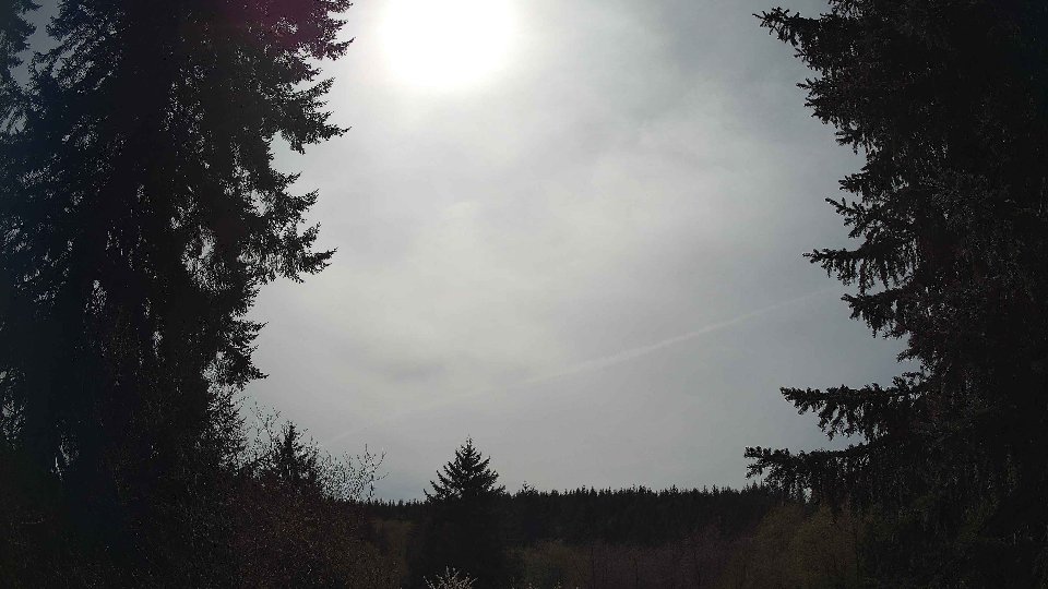 Pacific Northwest skyline timelapse frame from Apr 19th, 2026 at 2:45 PM