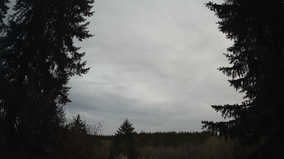 Pacific Northwest skyline timelapse frame from Apr 19th, 2026 at 8:00 PM