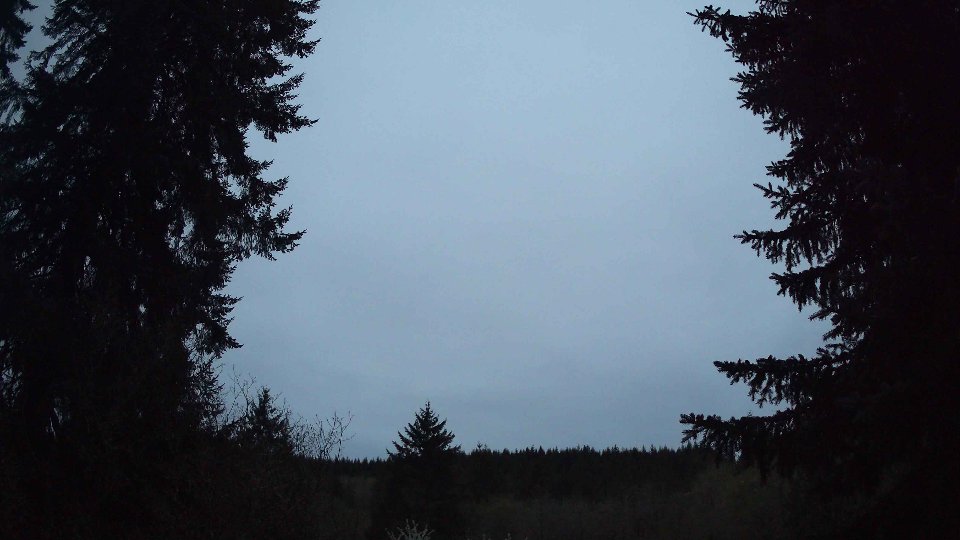 Pacific Northwest skyline timelapse frame from Apr 20th, 2026 at 6:00 AM