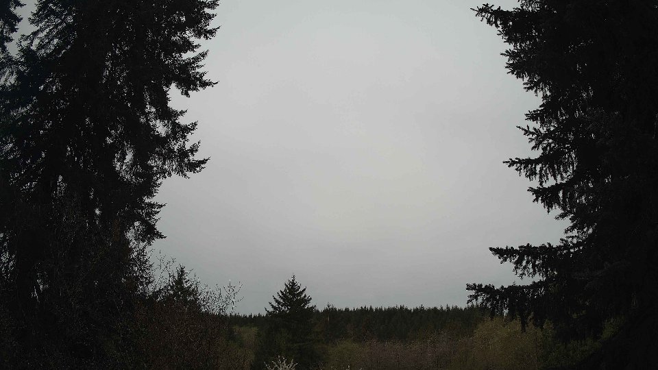 Pacific Northwest skyline timelapse frame from Apr 20th, 2026 at 8:15 AM