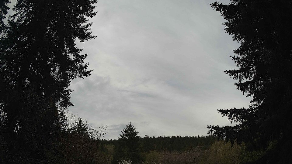 Pacific Northwest skyline timelapse frame from Apr 20th, 2026 at 10:45 AM