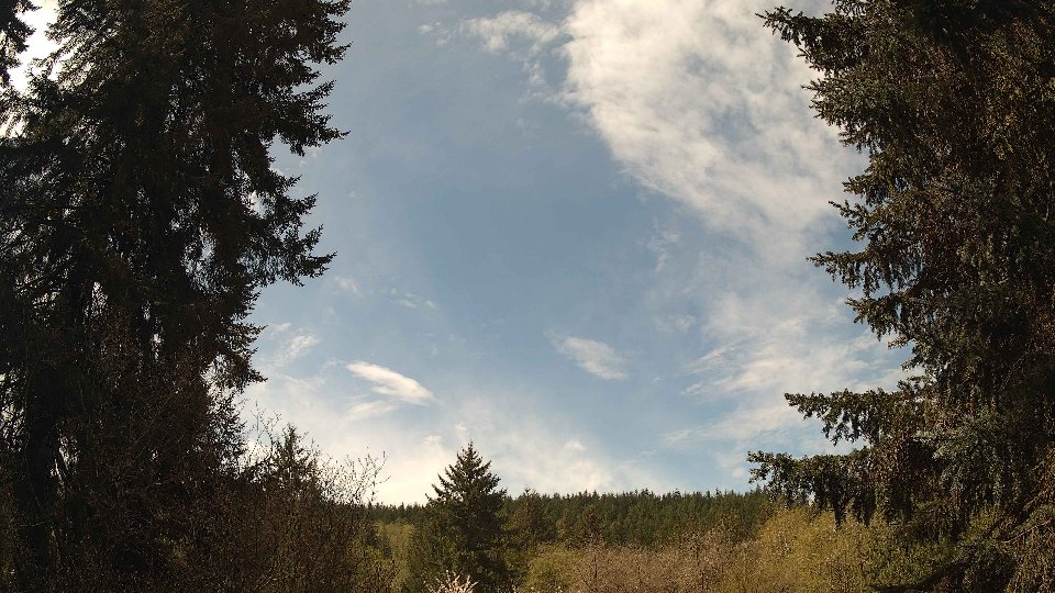 Pacific Northwest skyline timelapse frame from Apr 20th, 2026 at 11:45 AM