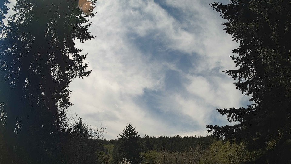 Pacific Northwest skyline timelapse frame from Apr 20th, 2026 at 12:45 PM