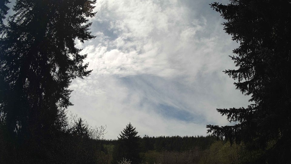 Pacific Northwest skyline timelapse frame from Apr 20th, 2026 at 1:00 PM