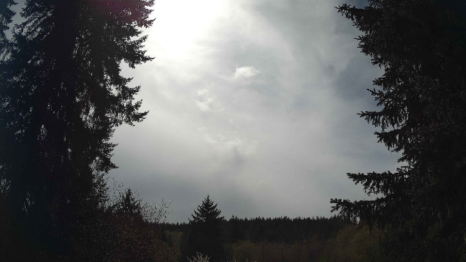 Pacific Northwest skyline timelapse frame from Apr 20th, 2026 at 2:30 PM