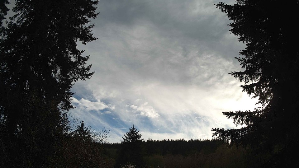 Pacific Northwest skyline timelapse frame from Apr 20th, 2026 at 6:00 PM
