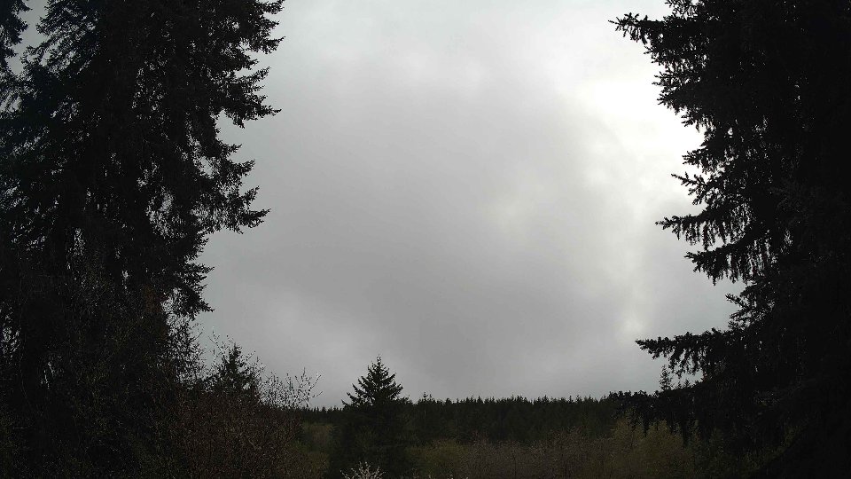 Pacific Northwest skyline timelapse frame from Apr 21st, 2026 at 6:45 PM