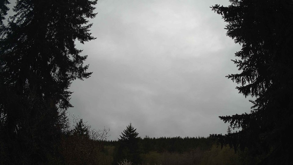 Pacific Northwest skyline timelapse frame from Apr 21st, 2026 at 7:45 PM