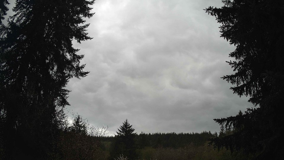 Pacific Northwest skyline timelapse frame from Apr 22nd, 2026 at 4:45 PM