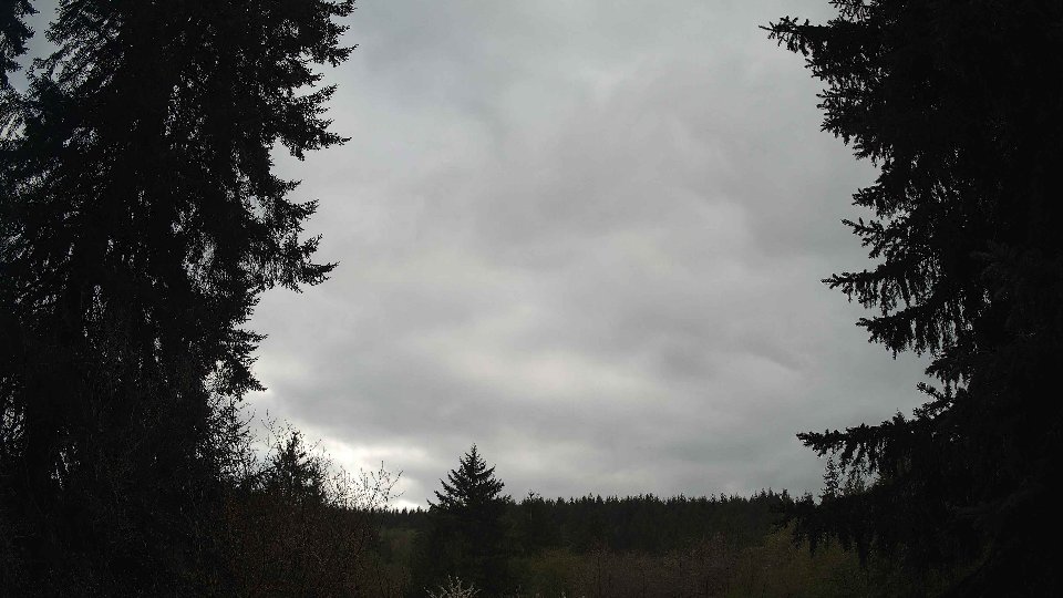 Pacific Northwest skyline timelapse frame from Apr 22nd, 2026 at 6:00 PM