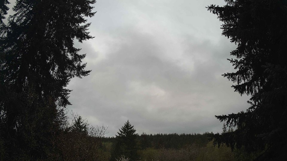 Pacific Northwest skyline timelapse frame from Apr 22nd, 2026 at 6:45 PM