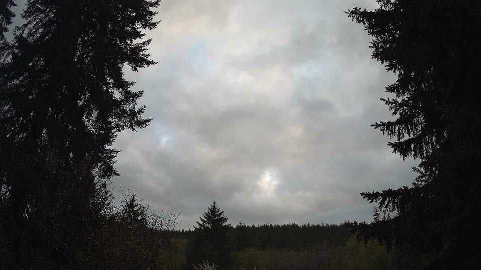 Pacific Northwest skyline timelapse frame from Apr 22nd, 2026 at 7:30 PM