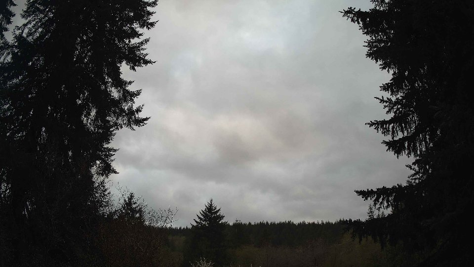 Pacific Northwest skyline timelapse frame from Apr 22nd, 2026 at 7:45 PM