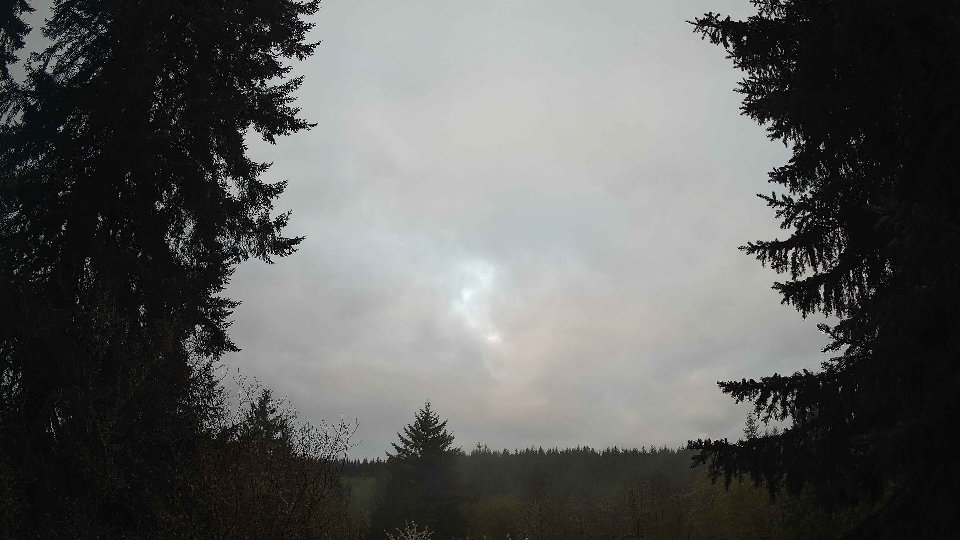 Pacific Northwest skyline timelapse frame from Apr 23rd, 2026 at 6:45 AM