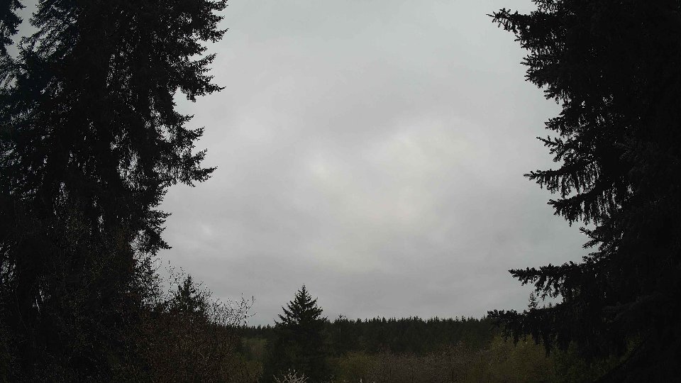 Pacific Northwest skyline timelapse frame from Apr 23rd, 2026 at 8:45 AM