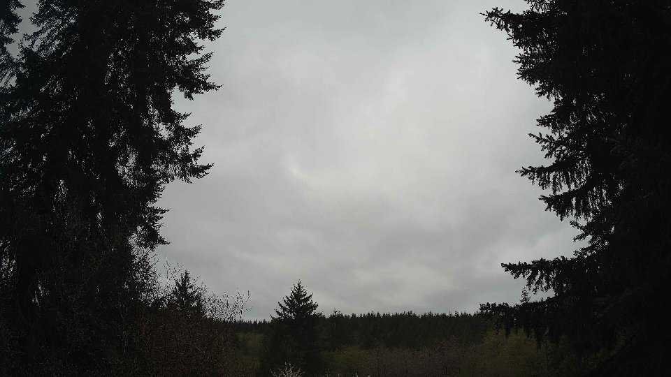 Pacific Northwest skyline timelapse frame from Apr 23rd, 2026 at 9:45 AM