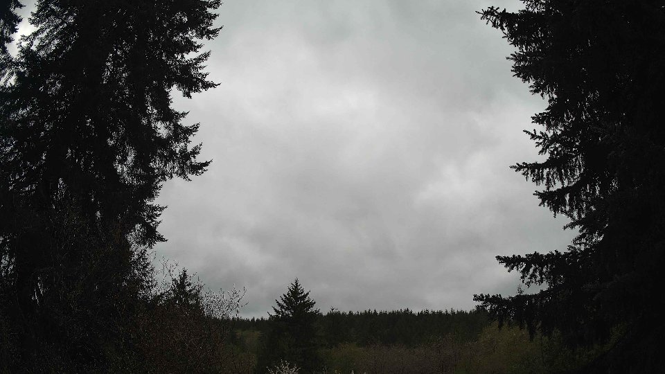 Pacific Northwest skyline timelapse frame from Apr 23rd, 2026 at 12:45 PM
