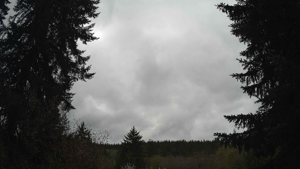Pacific Northwest skyline timelapse frame from Apr 23rd, 2026 at 1:00 PM