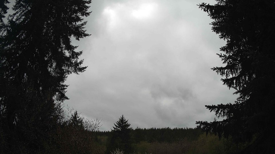 Pacific Northwest skyline timelapse frame from Apr 23rd, 2026 at 1:15 PM