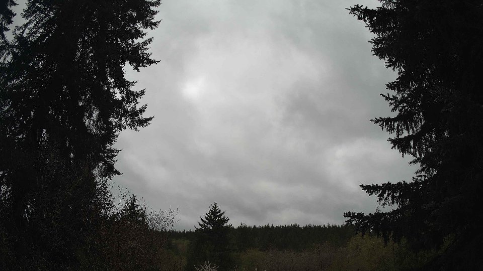 Pacific Northwest skyline timelapse frame from Apr 23rd, 2026 at 1:45 PM