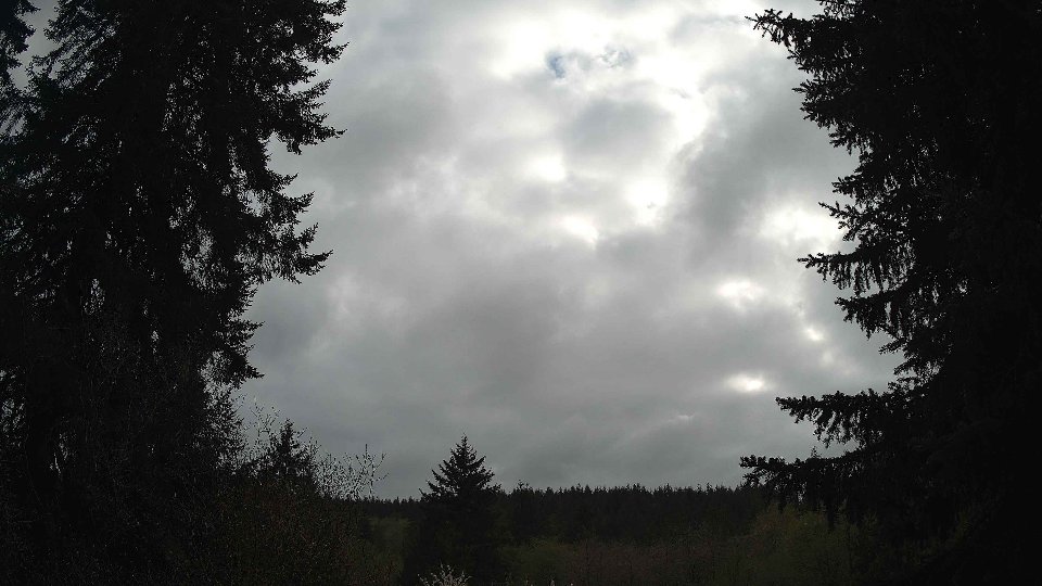 Pacific Northwest skyline timelapse frame from Apr 23rd, 2026 at 5:45 PM