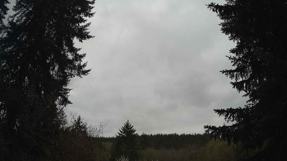 Pacific Northwest skyline timelapse frame from Apr 23rd, 2026 at 6:45 PM