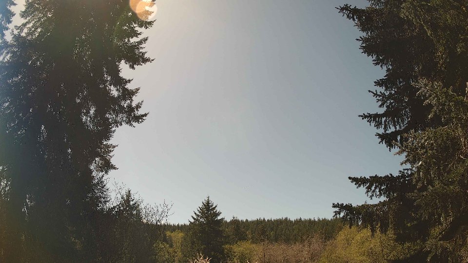 Pacific Northwest skyline timelapse frame from Apr 24th, 2026 at 12:45 PM