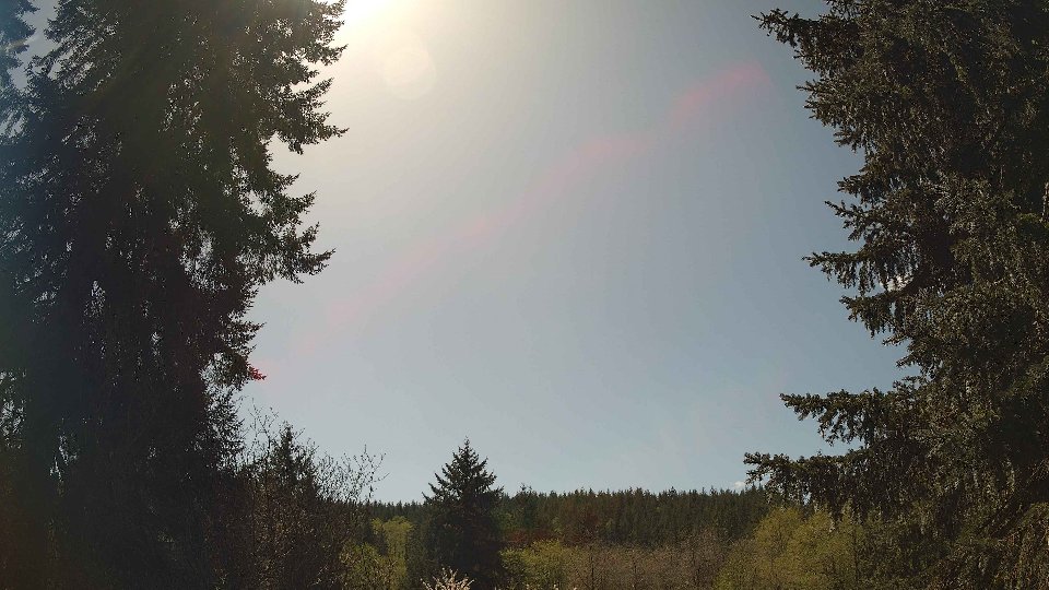 Pacific Northwest skyline timelapse frame from Apr 24th, 2026 at 1:45 PM
