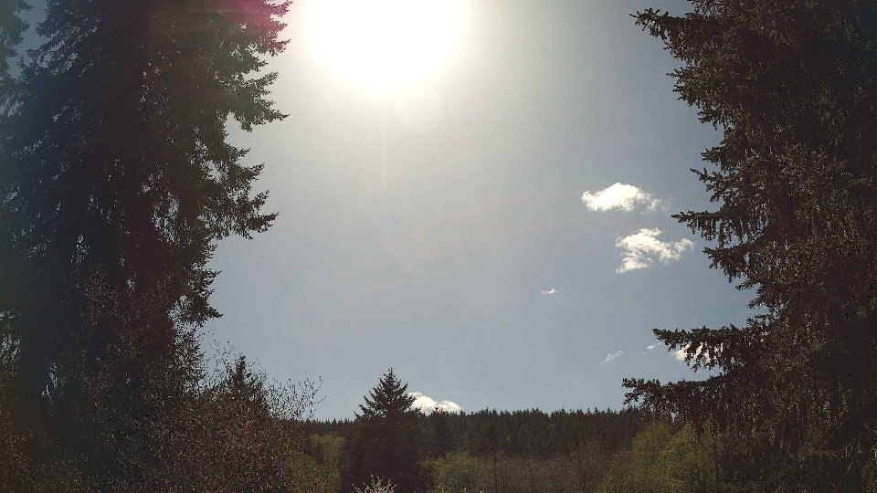 Pacific Northwest skyline timelapse frame from Apr 24th, 2026 at 2:45 PM