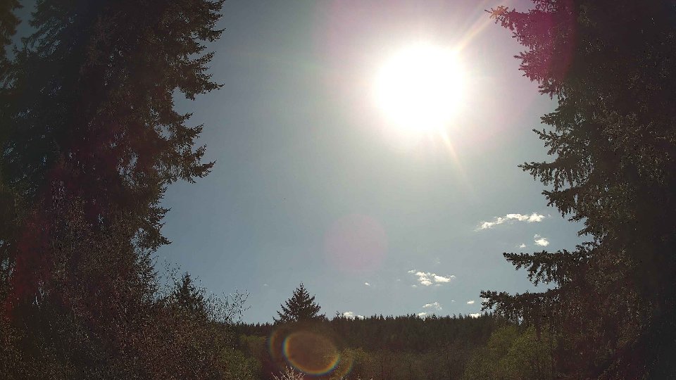 Pacific Northwest skyline timelapse frame from Apr 24th, 2026 at 4:00 PM